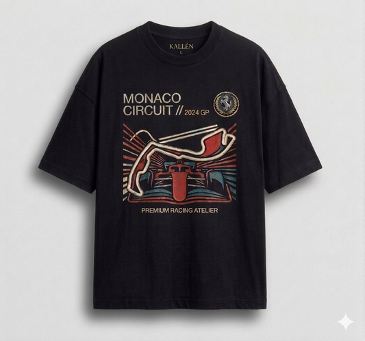 Monaco Circuit Embroidery T-shirt