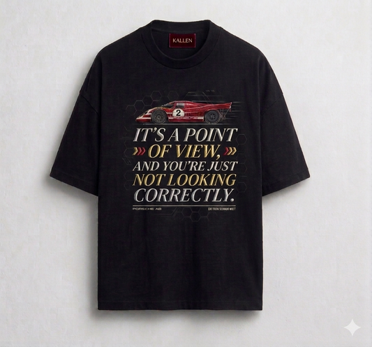 Porsche AB Embroidered Oversize T-shirts